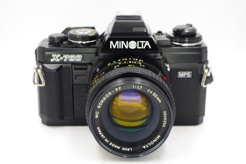 MINOLTA X-700 MPS + MINOLTA MC ROKKOR 50 мм 1:1,7 Отличное состояние