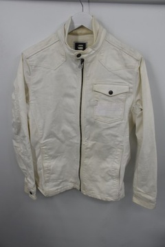 G-Star a crotch white zip overshirt Kurtka męska M