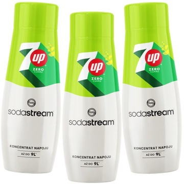 SODASTREAM syrop do wody gazowanej 7UpFREE x3