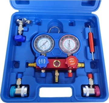 S-AC134A КОМПЛЕКТ ДЛЯ ПРОВЕРКИ УТЕЧЕК И ЗАПРАВКИ ТЕСТЕРА КОНДИЦИОНЕРА ВОЗДУХА