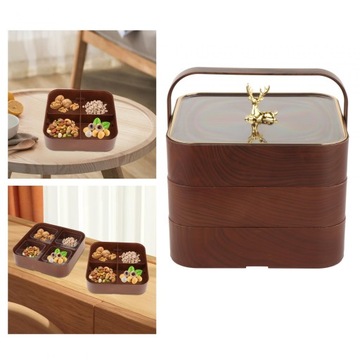 Поднос для сухофруктов с крышкой Поднос для сухофруктов в фруктовом стиле