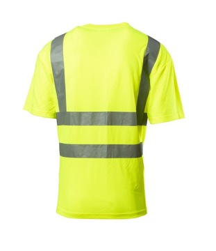 ПРЕДУПРЕЖДАЮЩАЯ ФУТБОЛКА, Светоотражающая, ЖЕЛТАЯ S