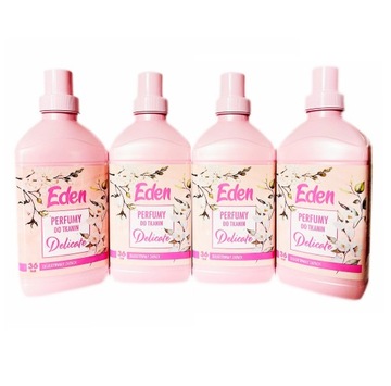 PERFUMY DO PRANIA TKANIN EDEN 4x720 ml DŁUGOTRWAŁY ZAPACH DELICATE
