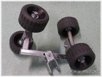 Супербоковые ролики Четырехроликовая тележка BRENDERUP