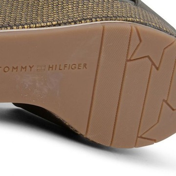 Espadryle Damskie TOMMY HILFIGER FW0FW04078 Khaki