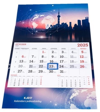 Календарь SINGLE 2025 с ВЫПУКЛОЙ головкой и печатью ЛОГОТИПА - 25 штук