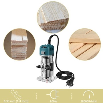 МОЩНЫЙ ФРЕЗЕРНЫЙ СТАНОК ДЛЯ ДЕРЕВА, ТРИММЕР 800ВТ