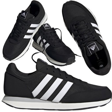 buty męskie adidas sportowe czarne run 60s 3.0 lekkie sneakersy r 44
