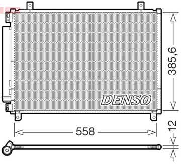 DENSO DCN47012 KONDENZÁTOR KLIMATIZACE