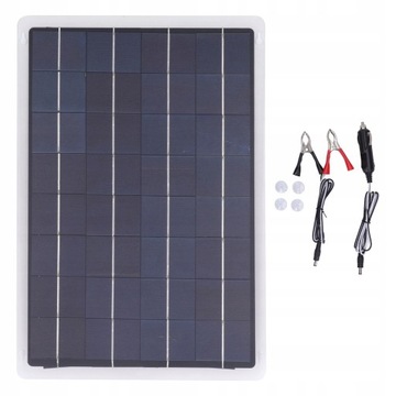 ŁADOWARKA SOLARNA PANEL SŁONECZNY 20W 12V IP67