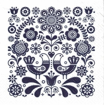 Serwetki do decoupage-1szt- Wzory ludowe - nr 2109