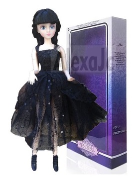STYLIZOWANA RUCHOMA LALKA BJD WEDNESDAY ADDAMS 30cm z PL