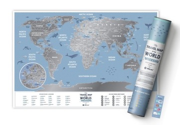 Скретч-карта - Travel Map Weekend World