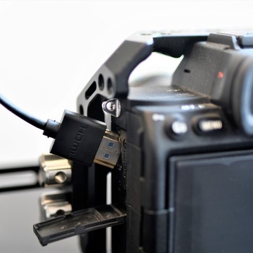 Кабель HDMI-HDMI, тонкая камера 40 см, 4K, 60 Гц, камера