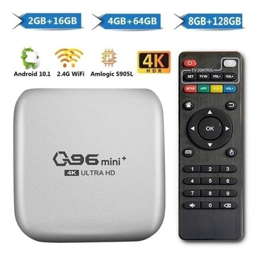 Hot sales H.265 Media Player Smart TV Box Android 10.1 WIFI