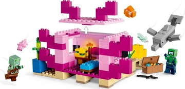 LEGO 21247 MINECRAFT BLOCKS — БАЗОВЫЙ ДОМ АКСОЛОТЛЯ