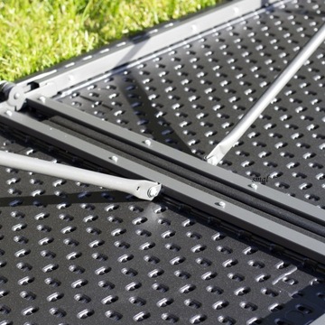 СКЛАДНОЙ СТОЛИК 180 см x 74 см БОЛЬШОЙ для кейтеринга СЕРЫЙ садовая столешница