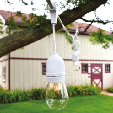 САДОВЫЙ СВЕТ-ГИРЛЯНД, БЕЛЫЙ, ДЛЯ ТЕРРАСЫ, САДА, БАЛКОНА E27 20M + 20x LED
