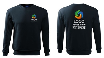 Bluza robocza z własnym nadrukiem logo kolor