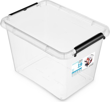 MOXOM Pudełko Pojemnik Organizer Pokrywka - 19 L