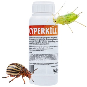 ŚRODEK PREPARAT NA MSZYCE CYPERKILL MAX 500 EC 500 ML OWADOBÓJCZY DO WARZYW