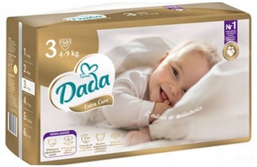 DADA Pieluszki rozmiar 3 Extra Care 50 szt.