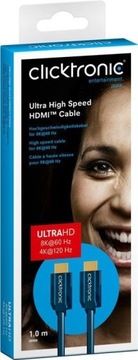 Kabel HDMI-HDMI Clictronic 1m