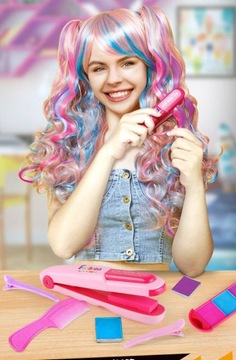 МОЮЩИЙСЯ Мел для окрашивания красок для волос Набор выпрямителей ДЛЯ ДЕТЕЙ