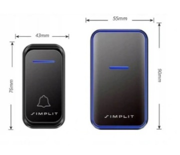 БЕСПРОВОДНОЙ ДВЕРНОЙ ЗВОНОК ДЛЯ ВОРОТ, РАССТОЯНИЕ 280М + 2 ПЕРЕДАТЧИКА A6