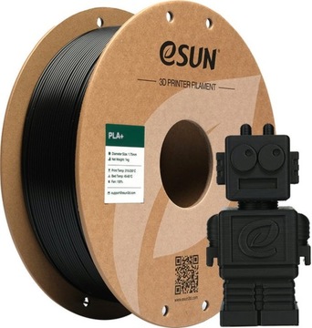 FILAMENT PLA+ 1,75mm eSUN czarny 1kg