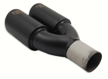 Наконечник глушителя, двойной круглый, 76 мм | НБЛ2-76*