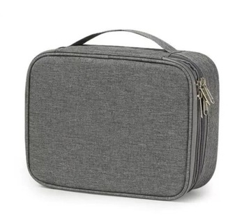 KOSMETYCZKA PODRÓŻNA MĘSKA ORGANIZER NA KABLE KOSMETYKI ETUI TORBA 2w1 K18