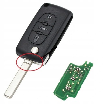 KLUCZYK PILOT ASK 433 Peugeot 207 307 308 407 607
