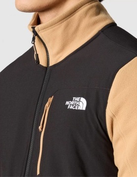 Polar męski The North Face GLACIER Pro Fz Almndbtr/Blk - M