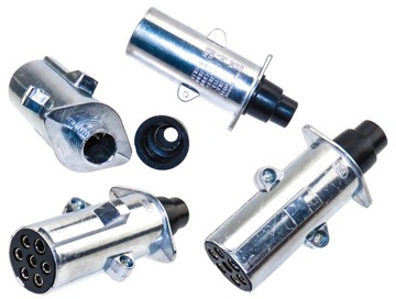 WTYCZKA PRZYCZEPY 24V 7 PIN METALOWA SKRĘCANA TIR