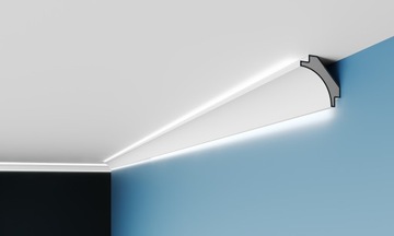 ЗАКРЫТАЯ ПОТОЛОЧНАЯ ПОЛОСКА CORNING ПОД СВЕТОДИОДОМ