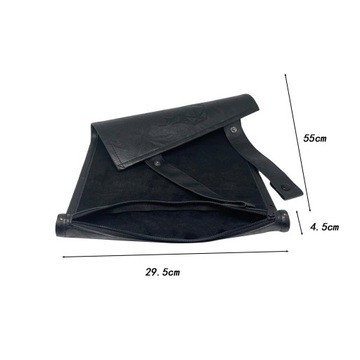 Ящик для хранения коврика для игральных костей, мягкий внутренний держатель из полиуретана для многосторонних игральных костей, черный