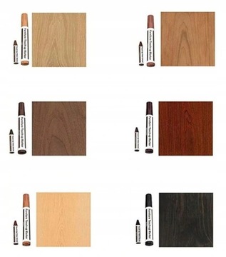 НАБОР ДЛЯ РЕМОНТА МЕБЕЛЬНЫХ ПАНЕЛ МАРКЕРЫ + ВОСК