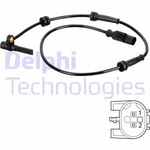 2X ČIDLA RYCHLOST KOLA ABS DELPHI PŘEDNÍ L+P DO FIAT PUNTO