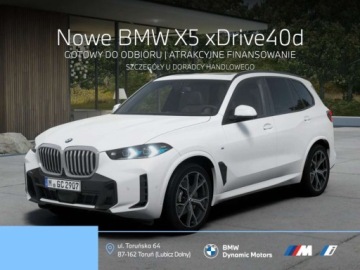 BMW X5 G05 SUV Facelifting 3.0 40d 352KM 2026 BMW X5 xDrive40d 352 KM mHEV - Gotowy do Odbioru - Kamera 360 - Panorama