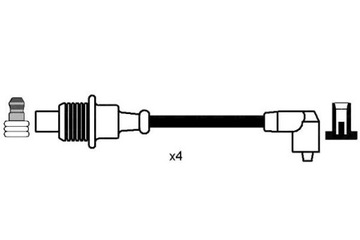 NGK SADA PŘÍVODŮ ZAPALOVACÍ CITROEN JUMPER FI