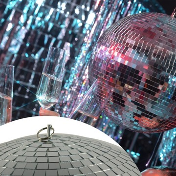 Большой зеркальный шар диаметром 50 см с приводом Firefog для диско-концертов