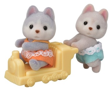 SYLVANIAN FAMILIES BLIŹNIAKI PIESKÓW HUSKY 5638