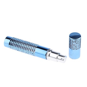 Przenośne puste butelki na perfumy o pojemności 5 ml, szklane, niebieskie