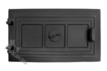 КОМПЛЕКТ E6 - 43X41CM+23X40CM ЛЕВАЯ ЧУГУННАЯ ДВЕРЬ ДВЕРЬ