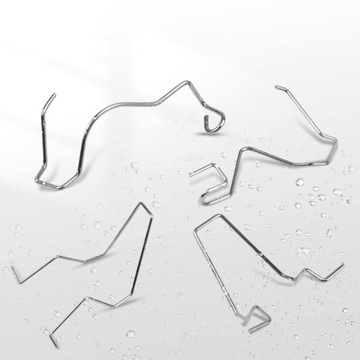 9x ПРУЖИННАЯ ПРОВОДКА ДЛЯ КРЕПЛЕНИЯ ЛАМПЫ 5ZHSПОЛНЫЙ КОМПЛЕКТ ДЛЯ H1/H3/H4/H7