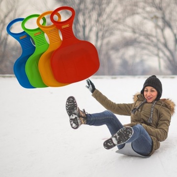 РАЗДВИЖНЫЕ САНКИ-ЯБЛОЧКИ для катания ПО СНЕГУ, БОЛЬШИЕ