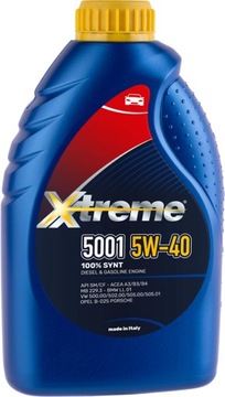 WŁOSKI olej syntetyczny 5W40 XTREME MB 229.3 5L