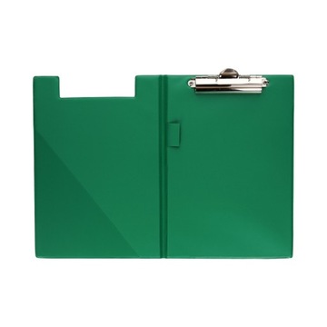 TECZKA A5 Z KLIPEM BIUROWA ZIELONA ŚWIETNA JAKOŚĆ
