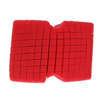 Губка для мойки автомобилей ПВА, мягкая, большая, хорошо впитывает воду, красная.